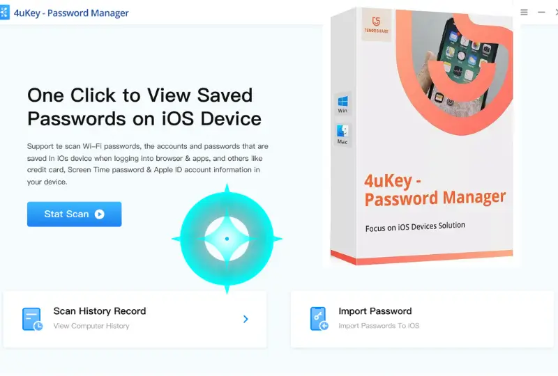 Tenorshare 4uKey Password Manager كامل مفعل