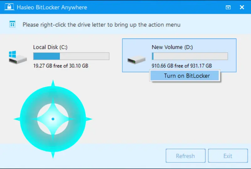 Hasleo BitLocker Anywhere كامل مفعل