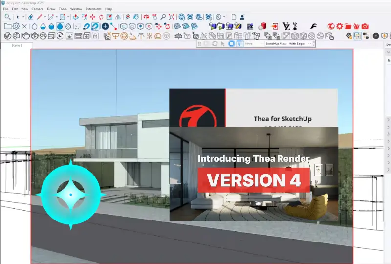 Thea for SketchUp كامل مفعل